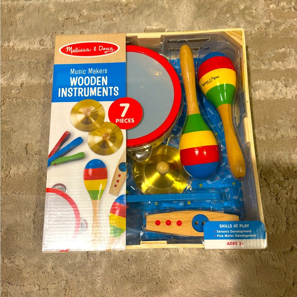 Melissa and Doug Music Makers Wooden Instruments